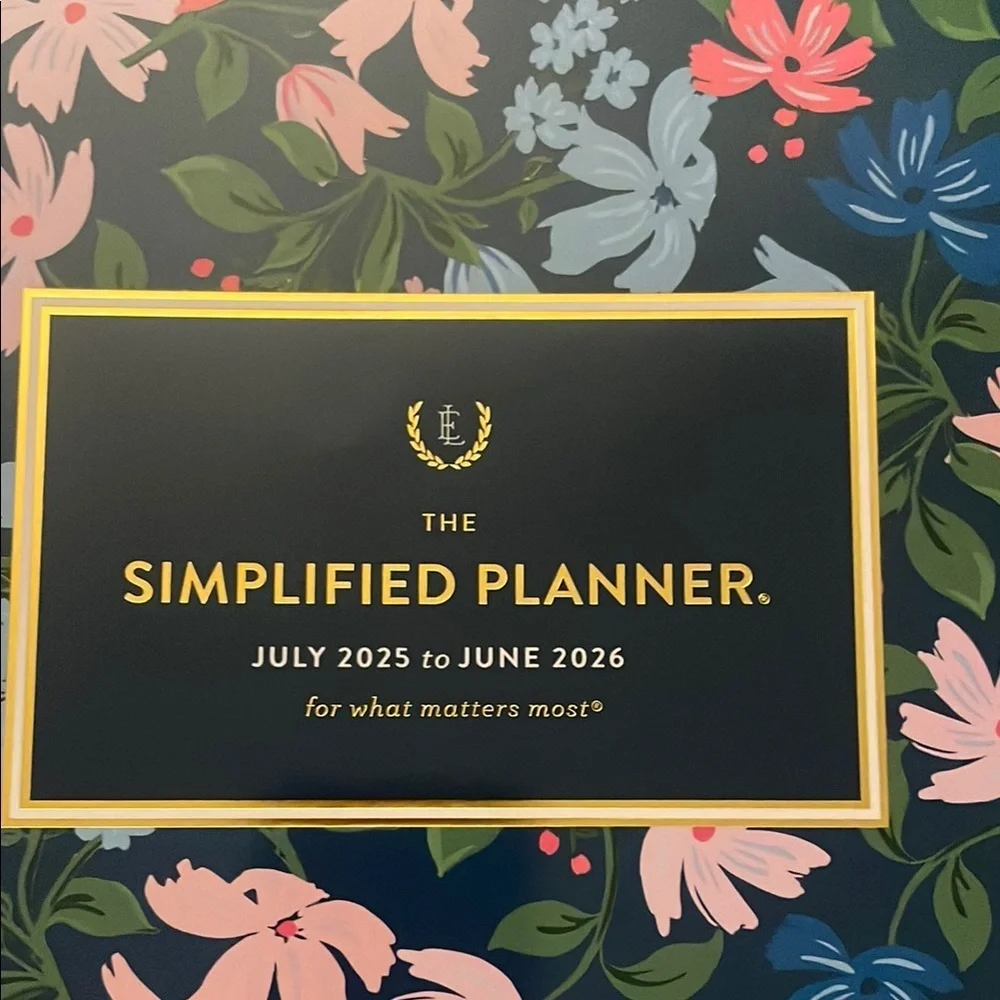 Simplified Planner - Floral Design